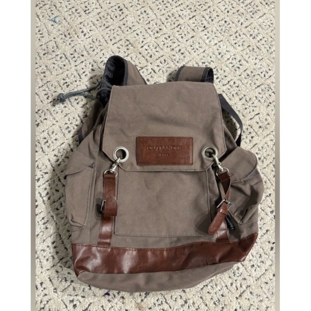 Laptop Messenger Bag Vintage Shoulder Bag Convertible Backpack Retro Briefcas...